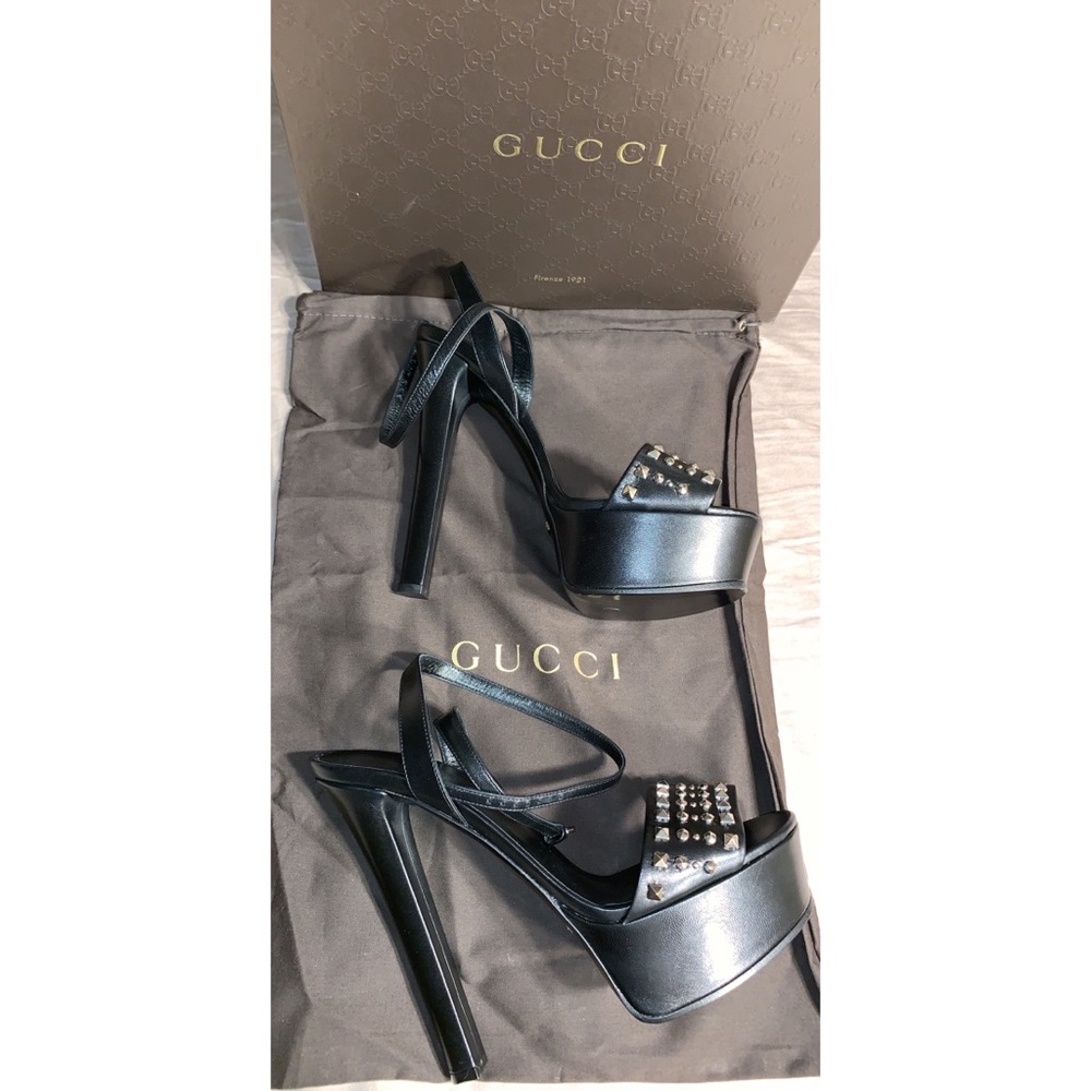 Gucci Malaga Kid Nero Heels